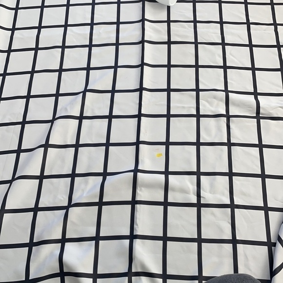 Deny Designs Little Arrow Design Co. Monochrome Grid Blackout Window Panel 3pc - Picture 8 of 8